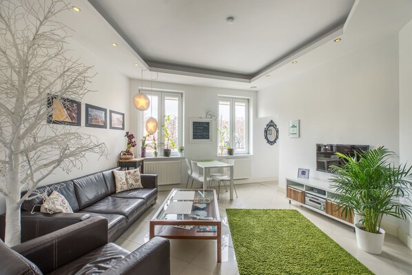 Coin salon dans le hall