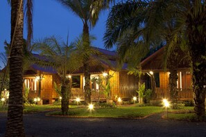 Front of property - evening/night