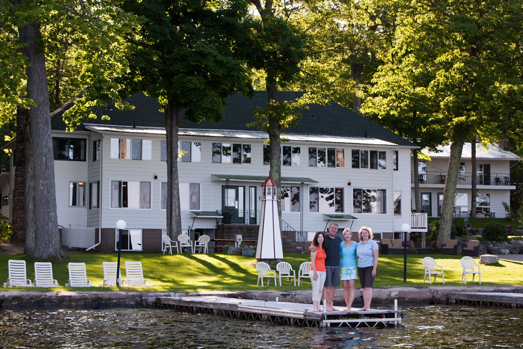 Voorkant van accommodatie