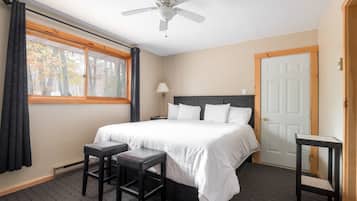 1 Bedroom Lakeview Condo | Individually decorated, individually furnished, blackout curtains