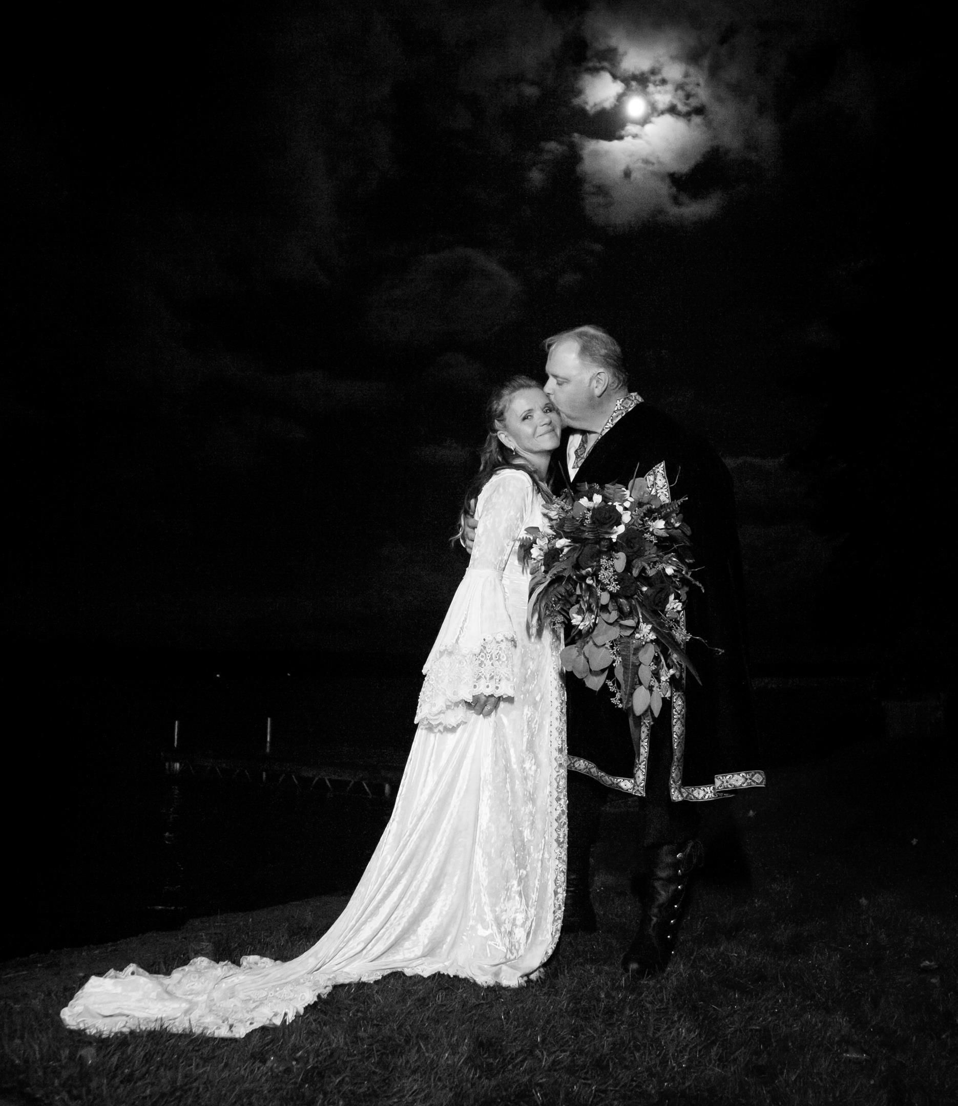 outdoor wedding area