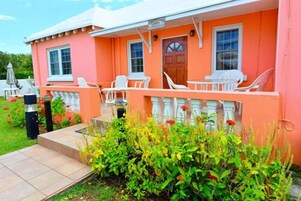 Apartamento luxo, 1 quarto, cozinha | Vista para o jardim