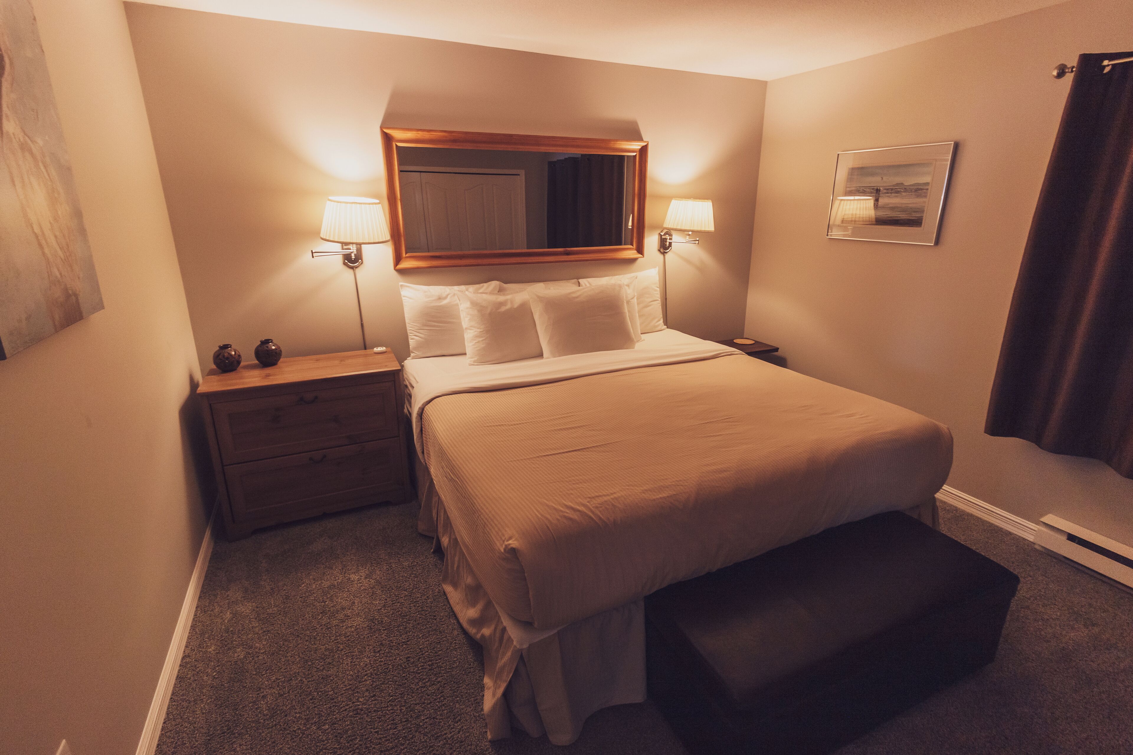 one bedroom ocean view - sleeps 2 | individually decorated, individually furnished, iron/ironing board