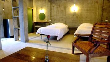 Premium bedding, pillow-top beds, in-room safe, free WiFi