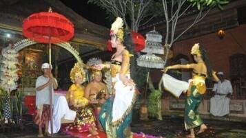 Outdoor wedding area