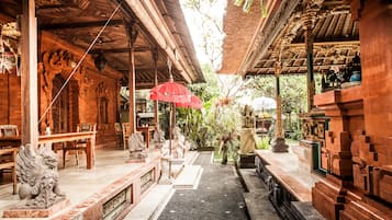 Blick von der Unterkunft