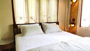 雙人房, 共用浴室 | 免費 Wi-Fi、床單