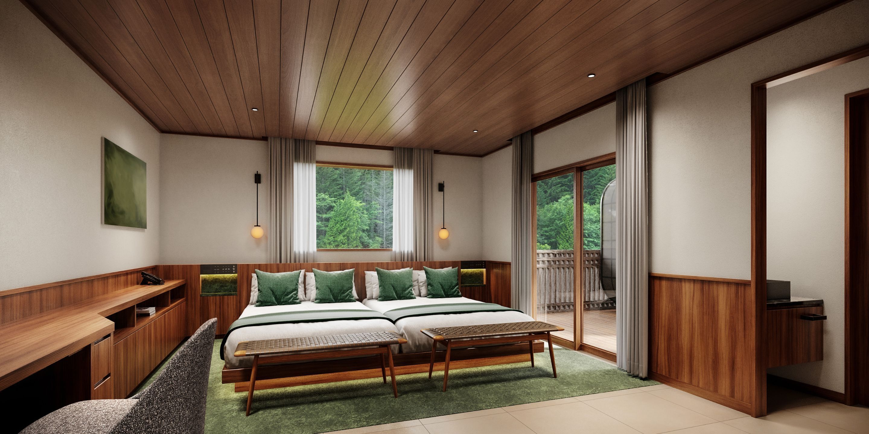 Villa – deluxe | Minibar (inkludert), safe på rommet, skrivebord og wi-fi (inkludert)