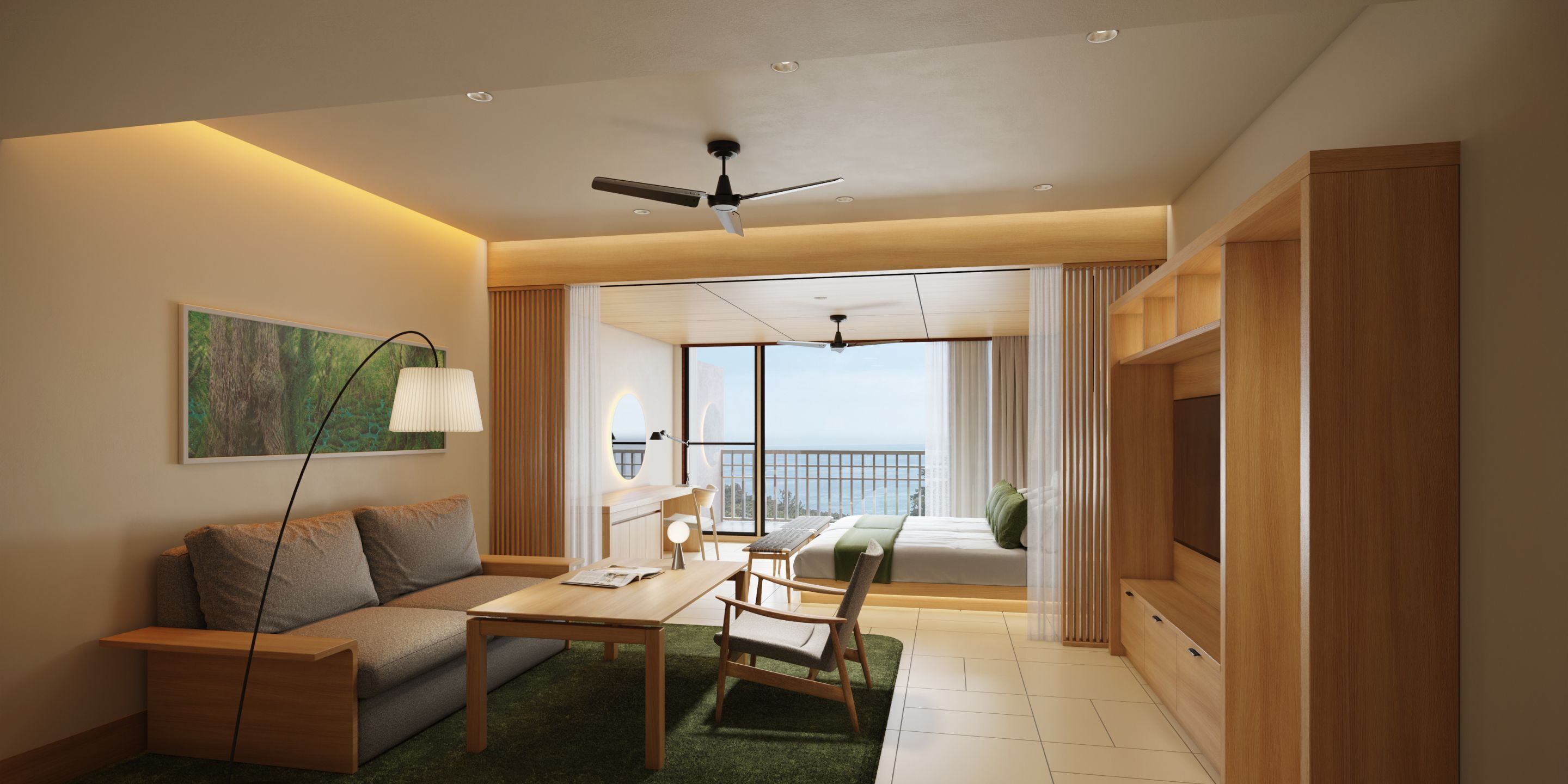 Habitación junior | Artículos del minibar gratis y caja de seguridad en la habitación 