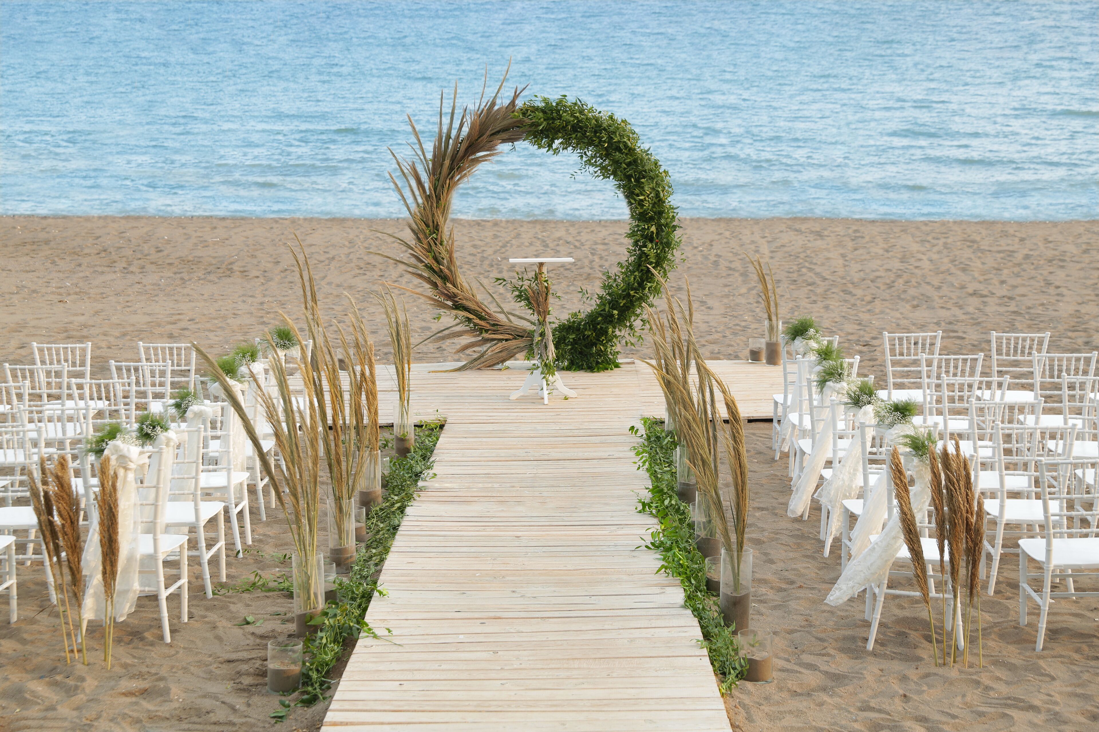 Área de bodas al aire libre