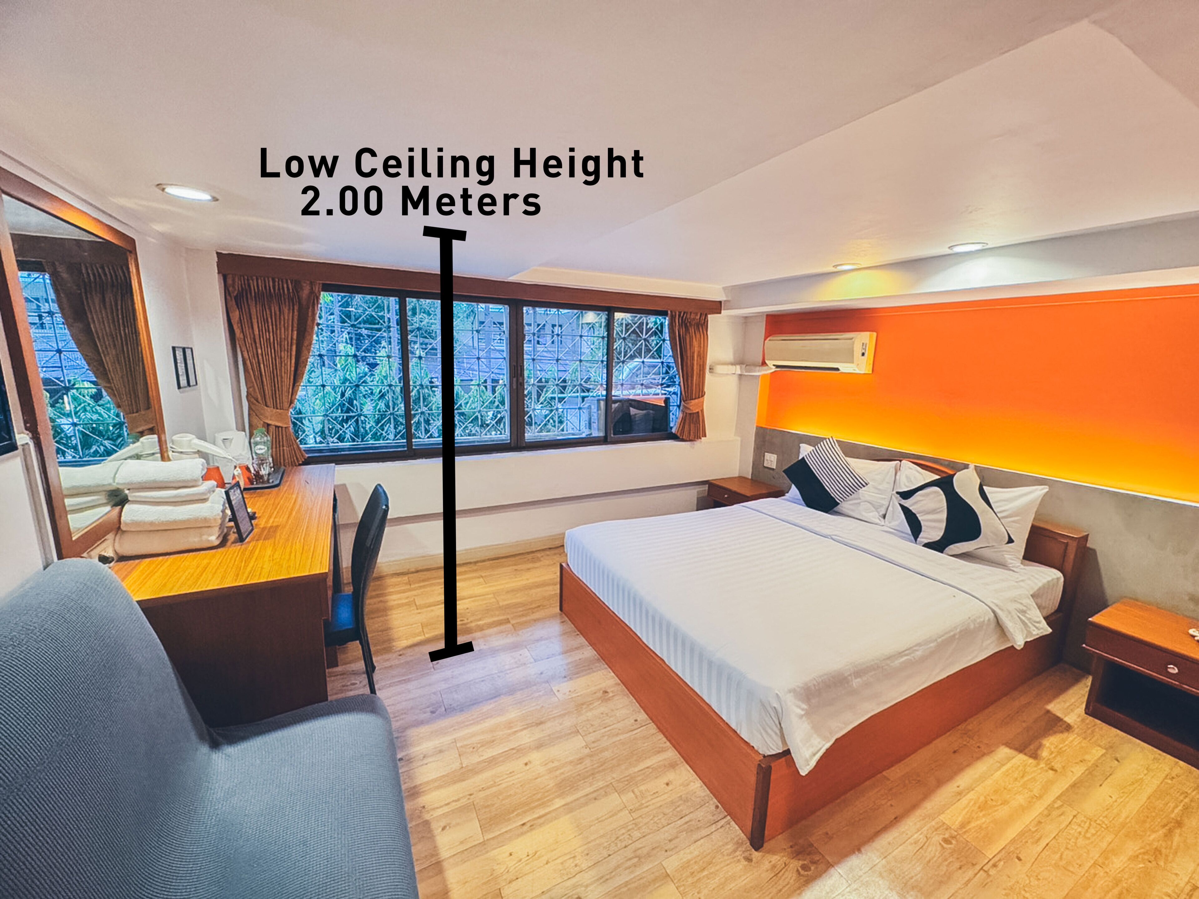 Economy Double Room, City View | In-room safe, free WiFi, bed sheets