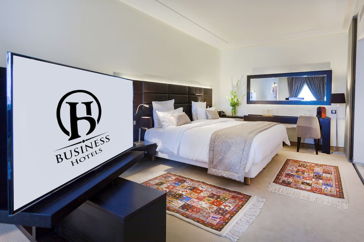 Suite | 1 bilik tidur, peralatan tempat tidur premium, bar mini
