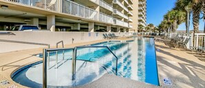 Indoor pool, outdoor pool