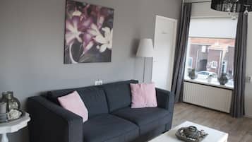 Lejlighed - 1 soveværelse - balkon | Stue | Fladskærms-tv