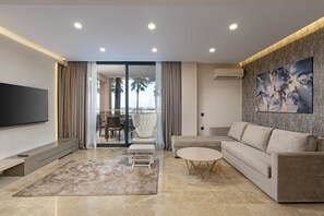 Lyxsvit - havsutsikt | Vardagsrum | Plasma-tv