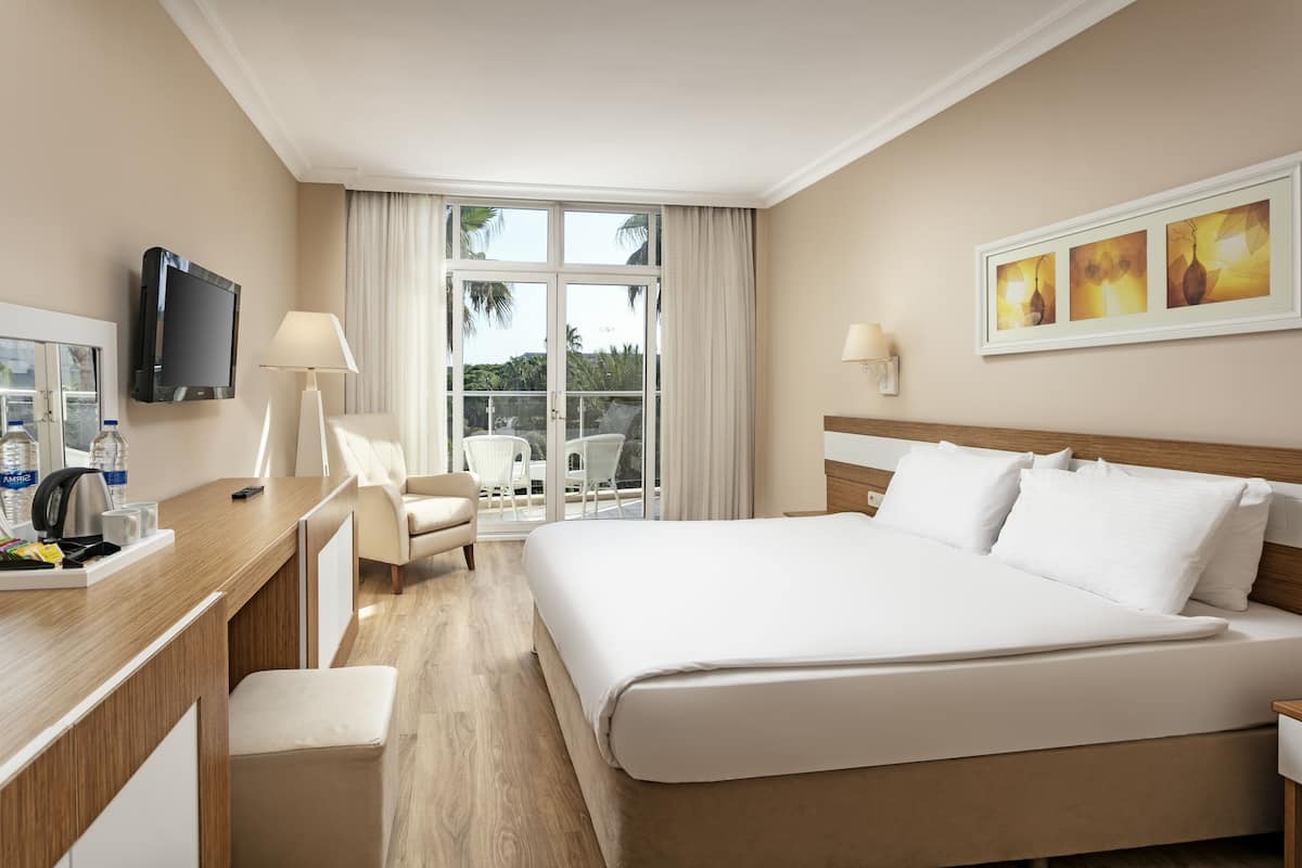Minibar (free items), in-room safe, desk, laptop workspace