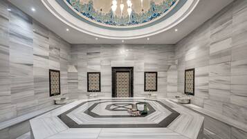 Turkish bath/hammam, body treatments, hydrotherapy, aromatherapy