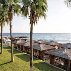 Private beach, beach cabanas, sun loungers, beach umbrellas