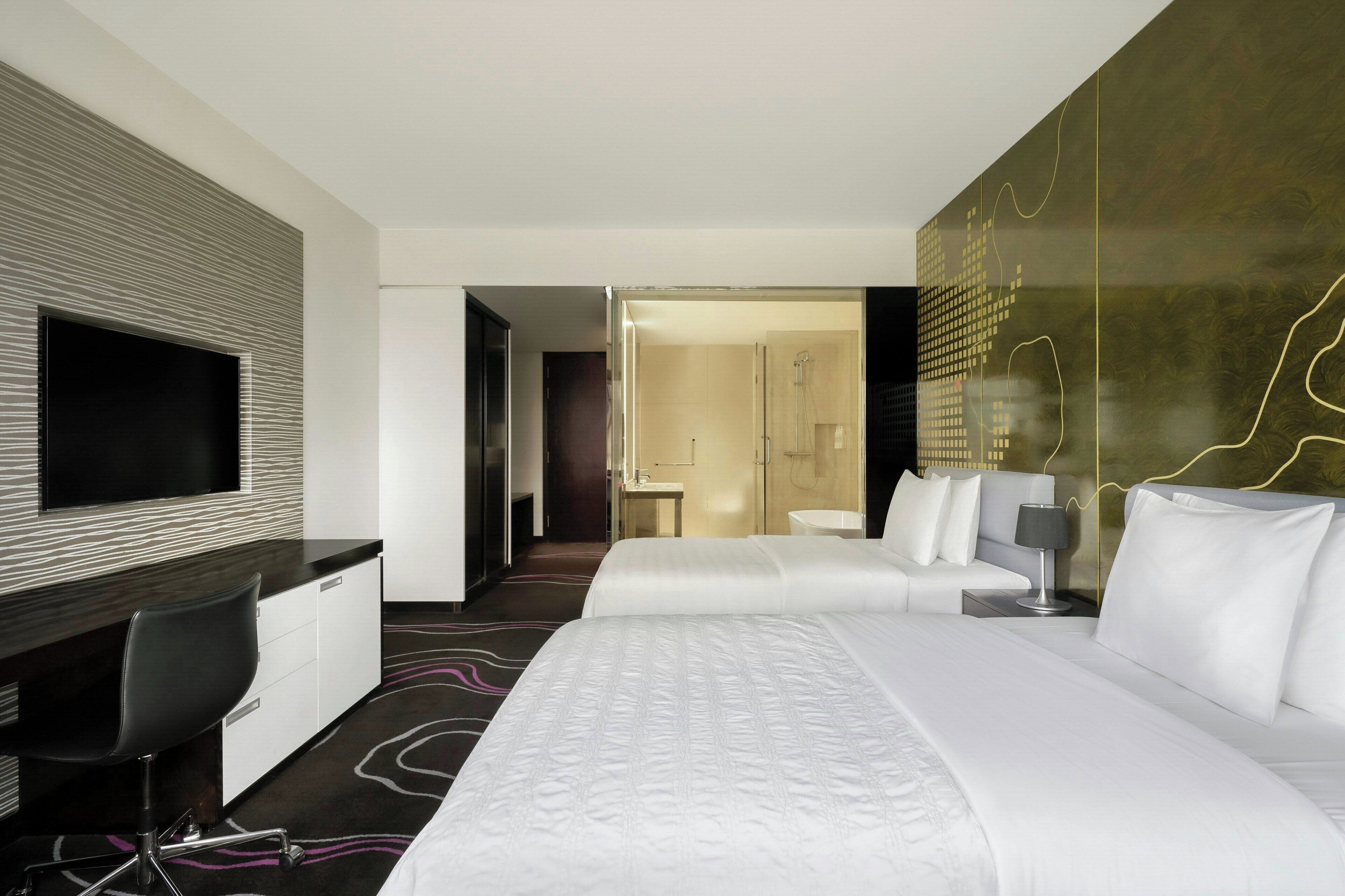 Rom, 2 dobbeltsenger | Sengetøy av topp kvalitet, dundyner og senger med Select Comfort-madrass