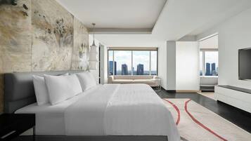 Presidential Suite, 1 King Bed, Non Smoking, River View | Premium bedding, down comforters, Select Comfort beds, minibar