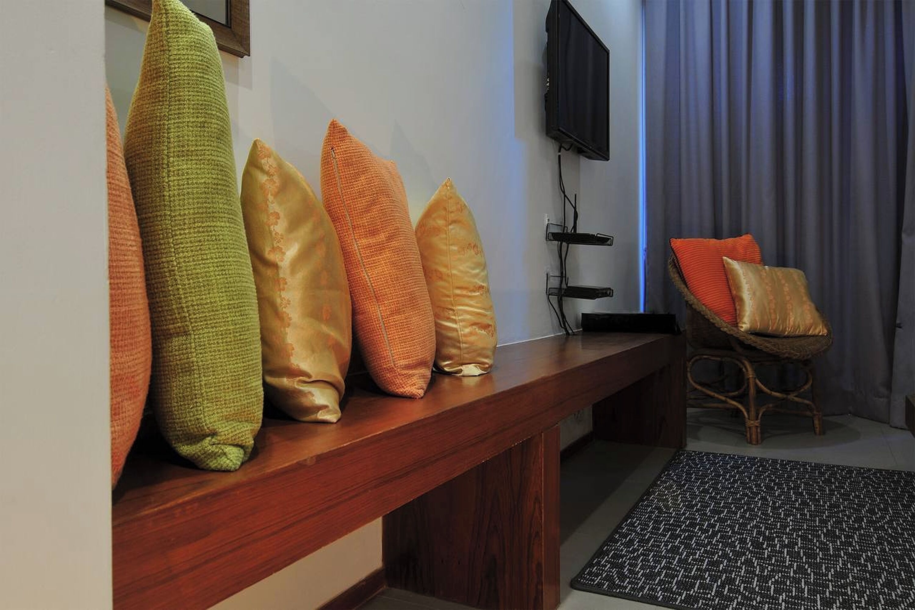 grand superior double room | living area | 32-inch tv with satellite channels