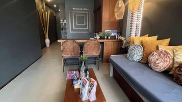 Sala de estar en el lobby