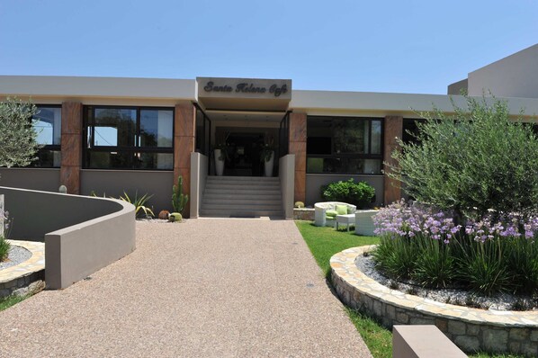 Entrada de la propiedad