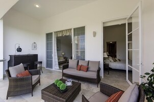 Premium Suite, 2 Bedrooms | Premium bedding, desk, laptop workspace, bed sheets