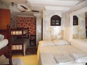 Individually decorated, rollaway beds, wheelchair access