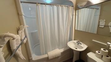 Superior Suite, 2 Queen Beds, Kitchenette | Bathroom