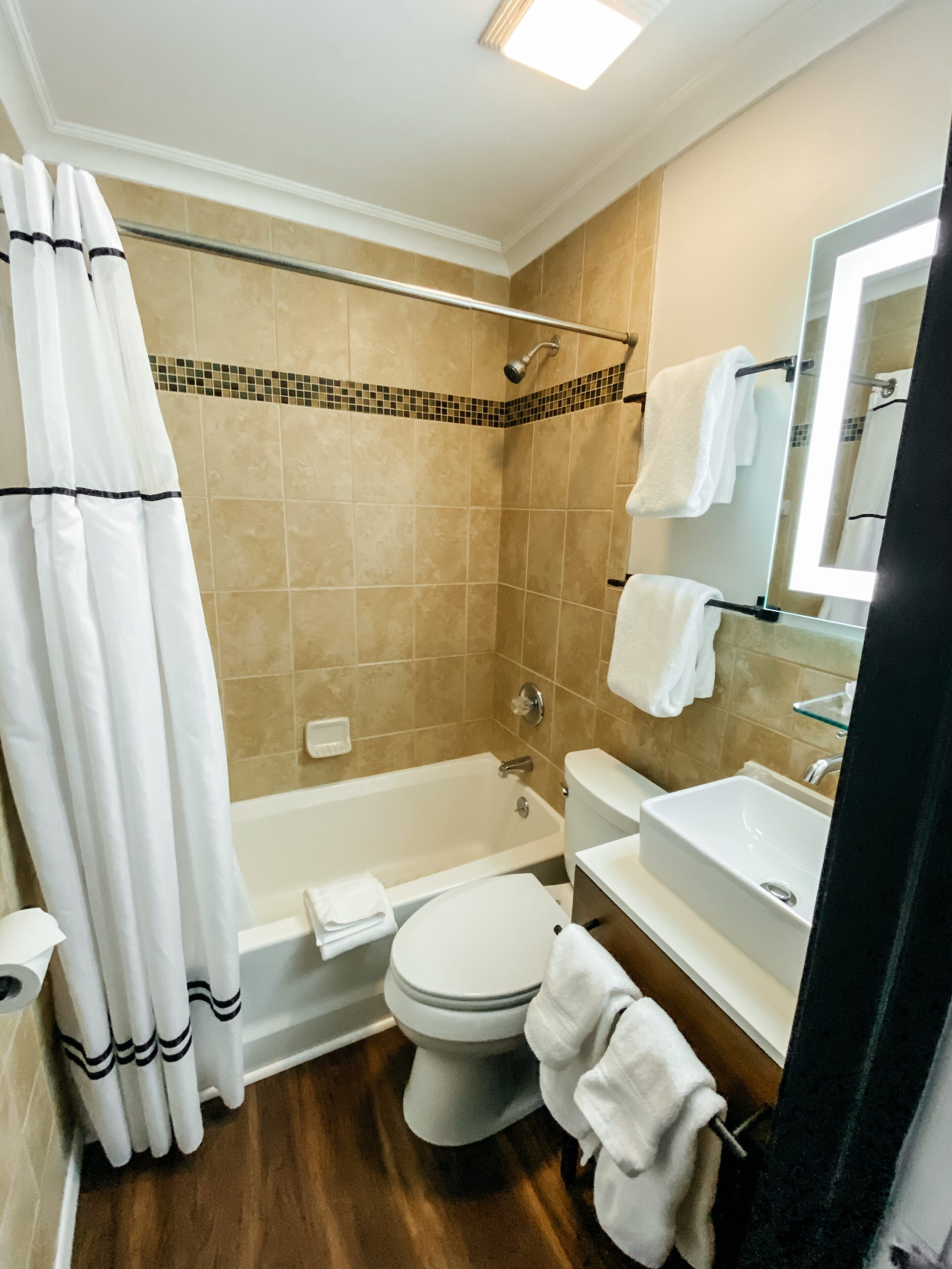 room, private bathroom (room 103) | bathroom | combined shower/bathtub, free toiletries, hair dryer, towels