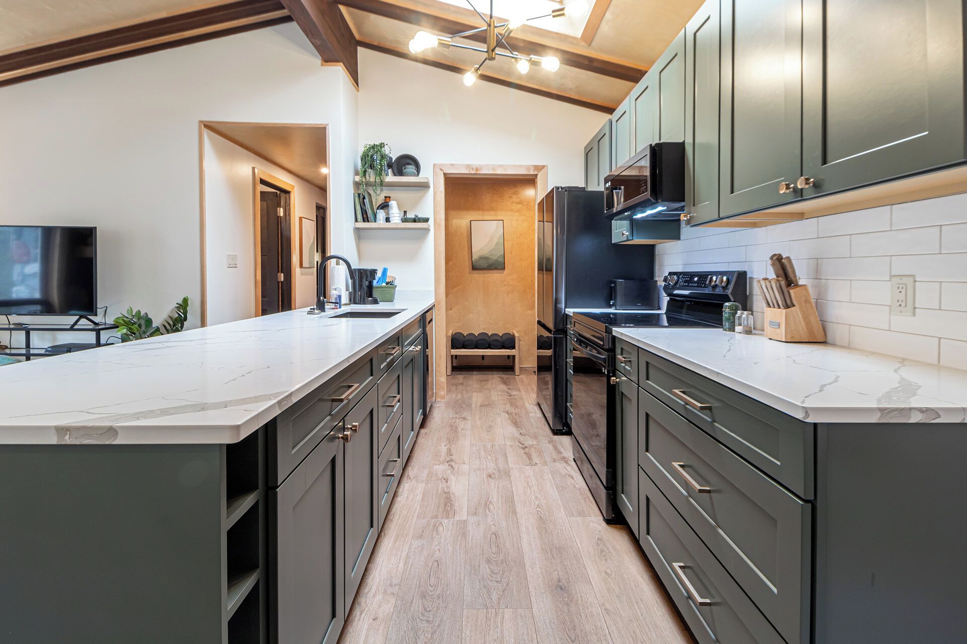 chalet, private bathroom (creek chalet) | private kitchen | fridge, microwave, coffee/tea maker