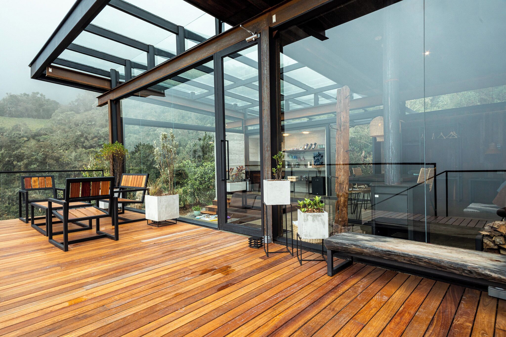 premium cabin | terrace/patio