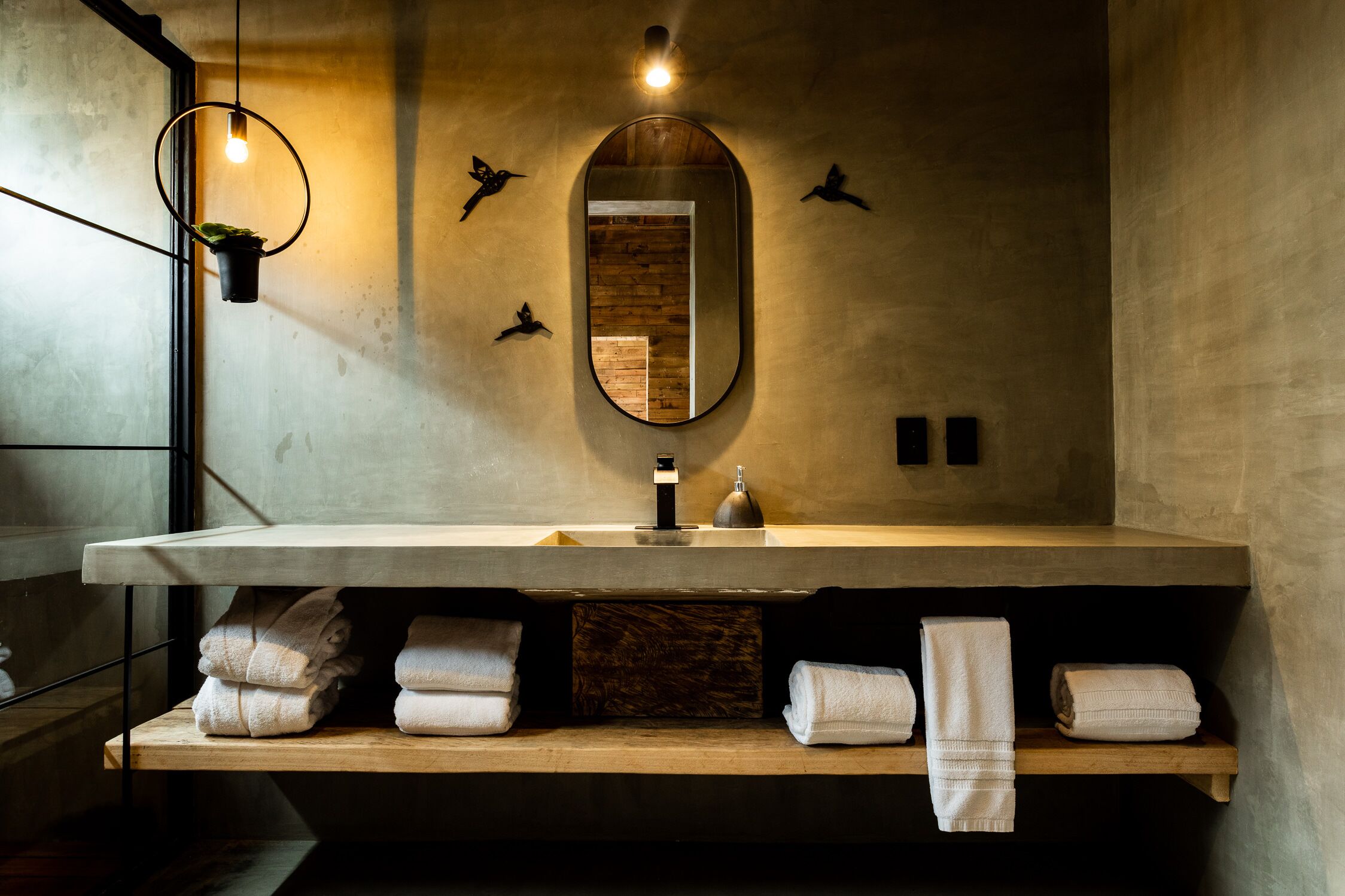 junior room | bathroom | shower, hair dryer