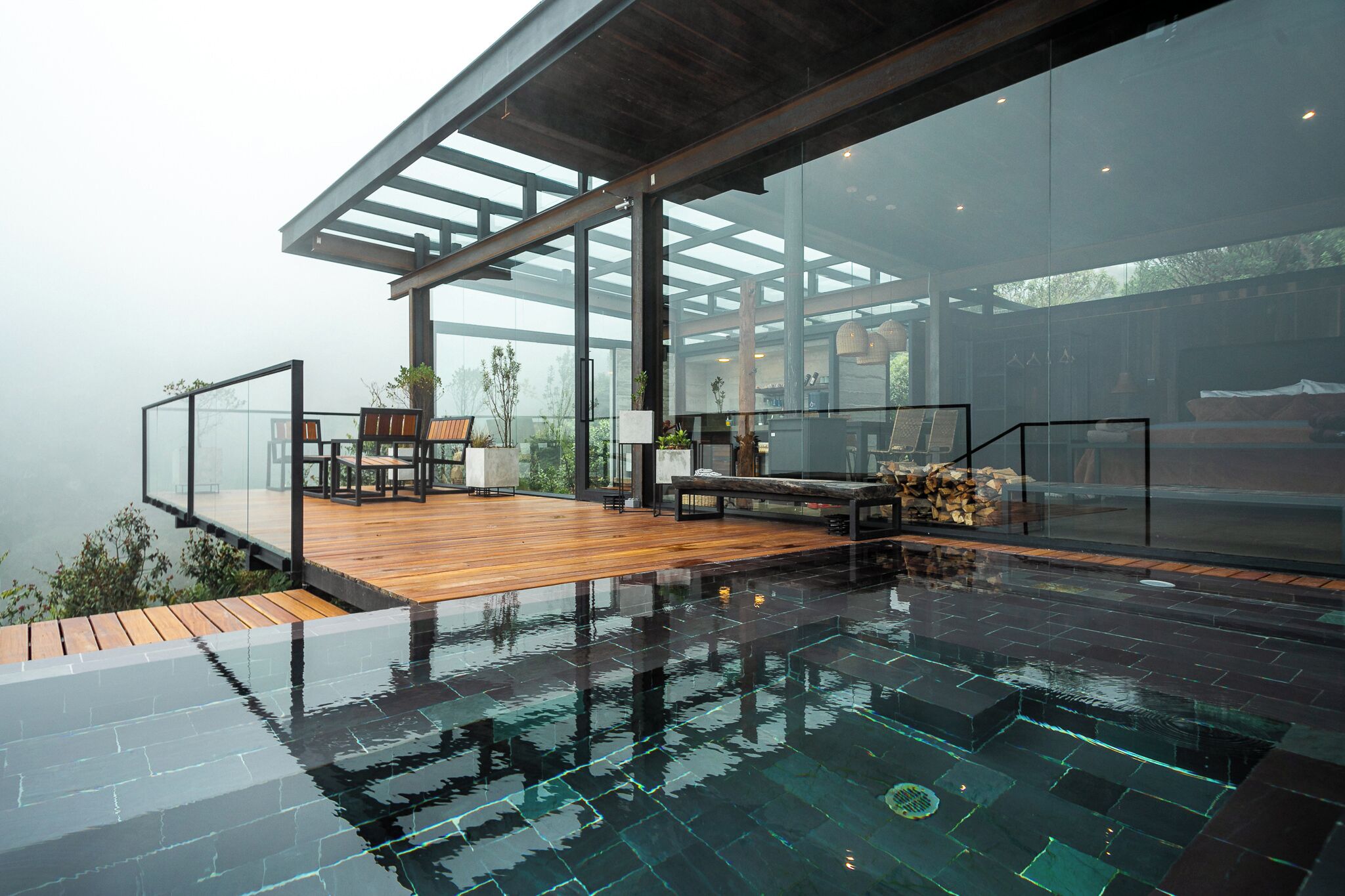 Cabaña Premium | Terraza o patio