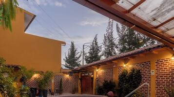 Indoor pool, outdoor pool