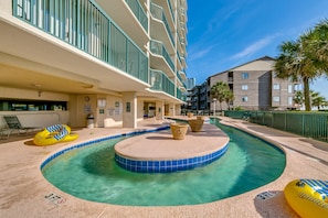 Indoor pool, outdoor pool