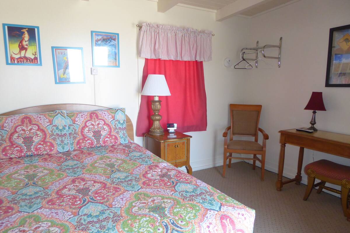 Blackout curtains, iron/ironing board (on request), free WiFi