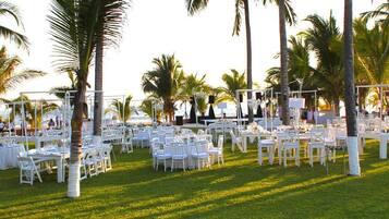 Área de bodas al aire libre