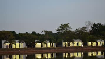 Front of property – evening/night