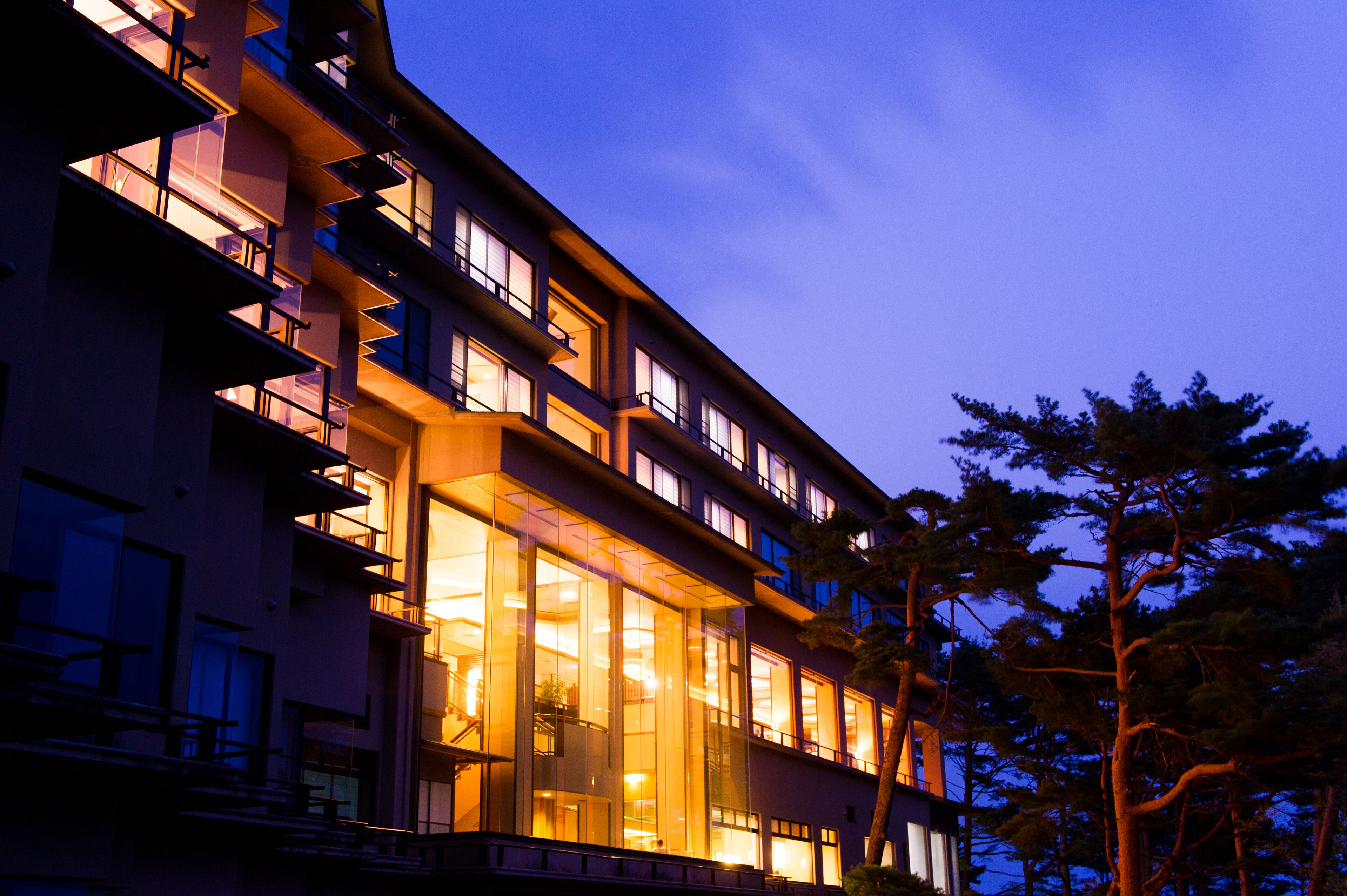 front of property – evening/night