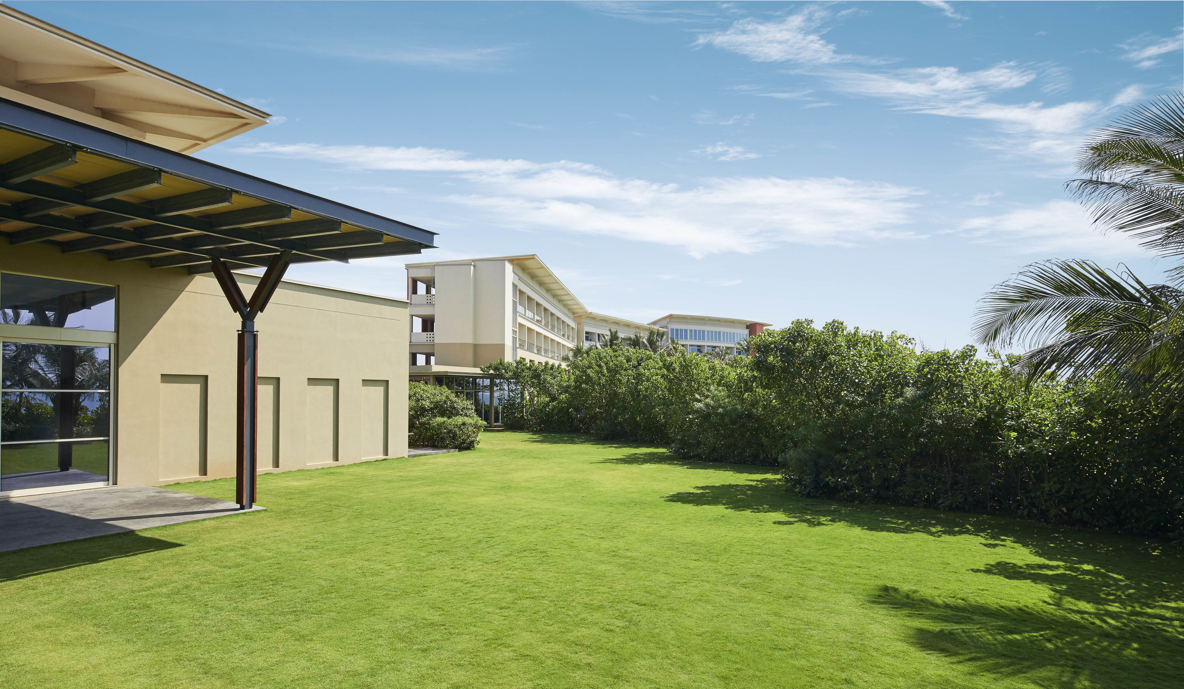 outdoor wedding area