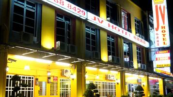 Front of property – evening/night