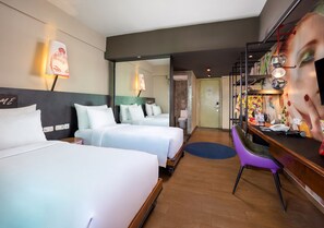 Dash Studio City View - Free 2 Bottles Beer | Premium bedding, in-room safe, desk, blackout drapes - Viva Dash Hotel Seminyak (Seminyak)