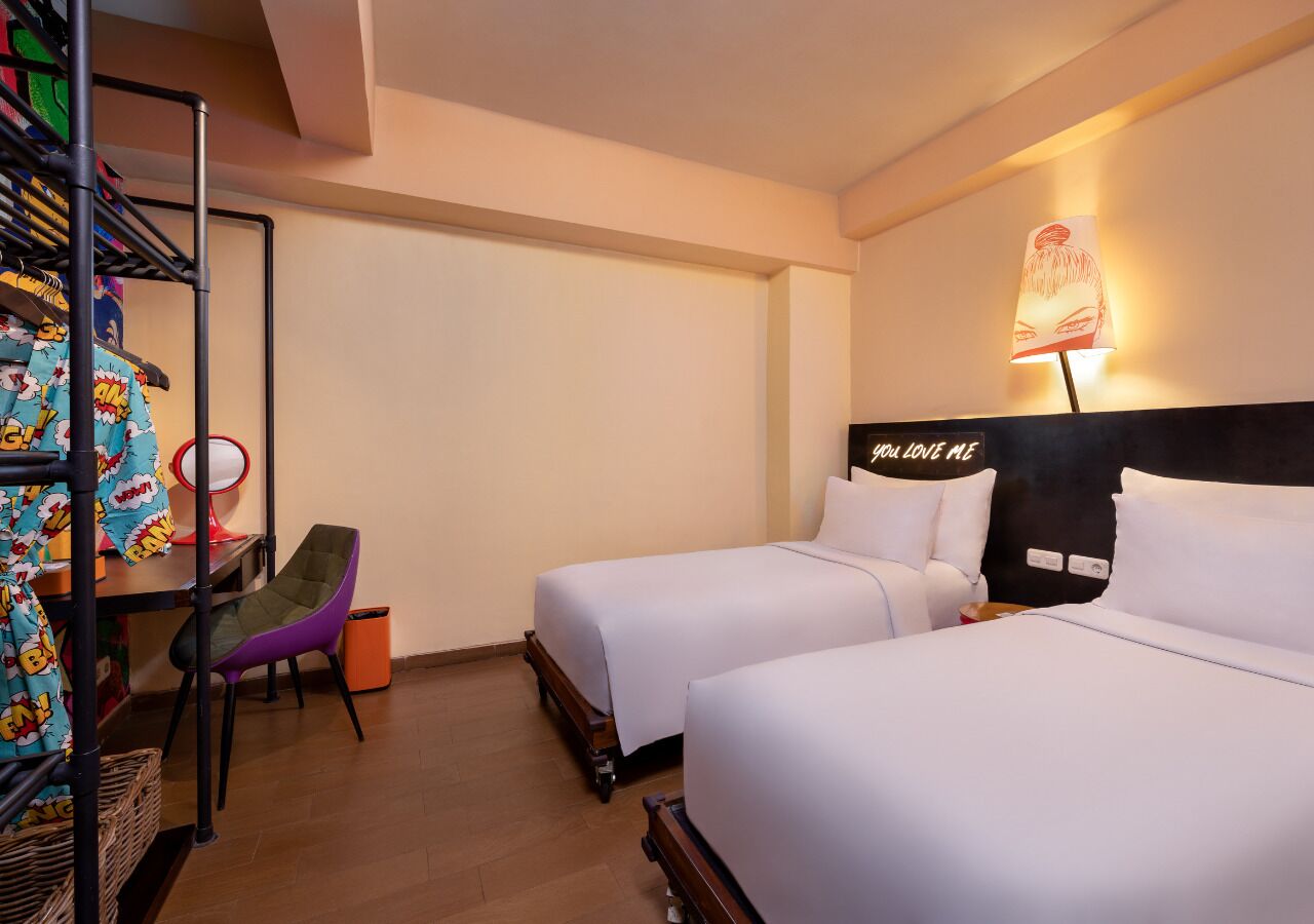 dash two bedrooms - free 2 bottles beer | 1 bedroom, premium bedding, in-room safe, desk