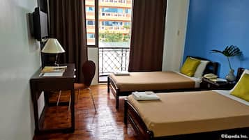 Individually decorated, individually furnished, desk, blackout curtains