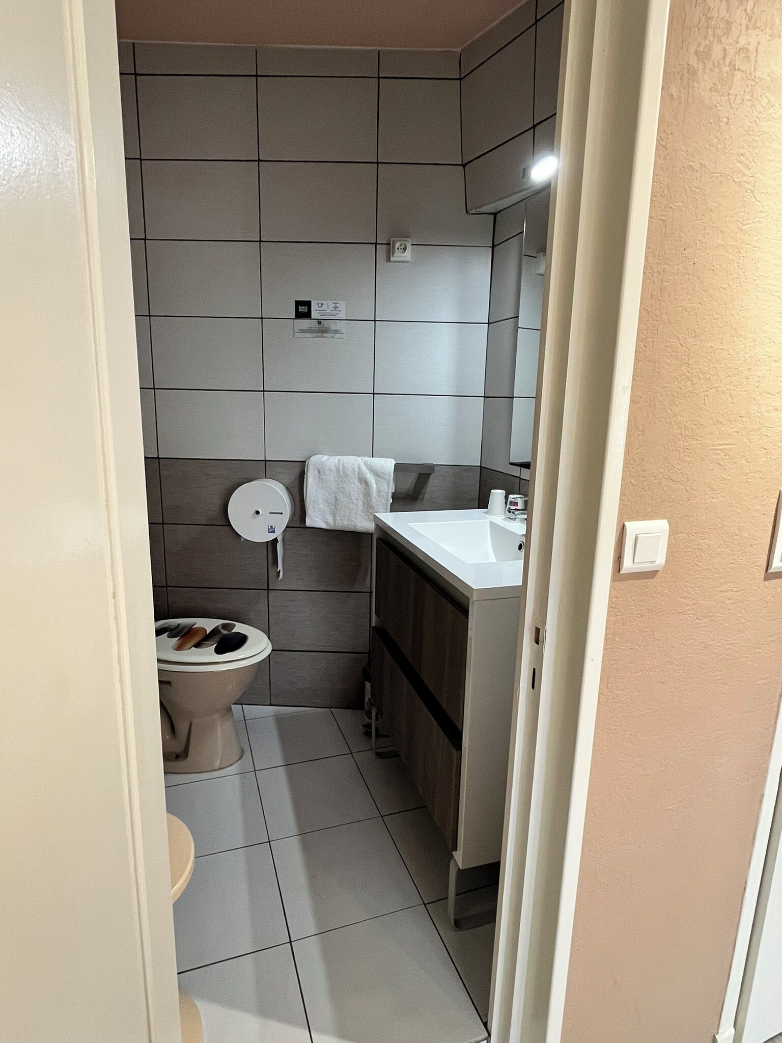 standard double room | bathroom | shower, free toiletries, hair dryer, towels