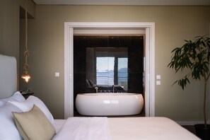 Select Villa - 1 Bedroom with Private Pool | In-room safe, blackout drapes, iron/ironing board, free WiFi - Kappa Resort (Kassandra)