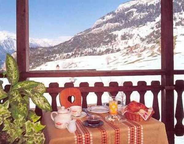 Vue sur les montagnes