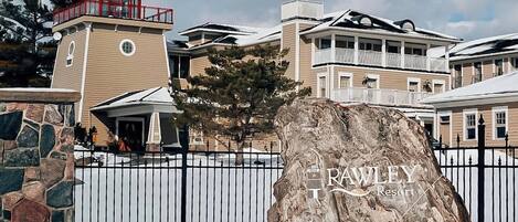 Majoituspaikan julkisivu